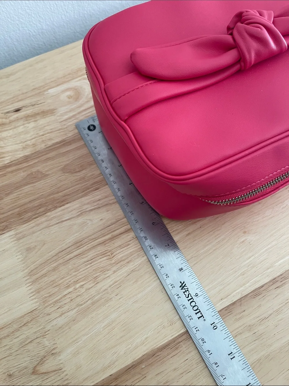 Mark & Graham Red Bow Cosmetic Case Set